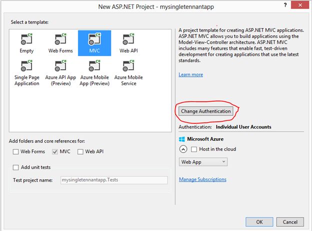 Change Authentication